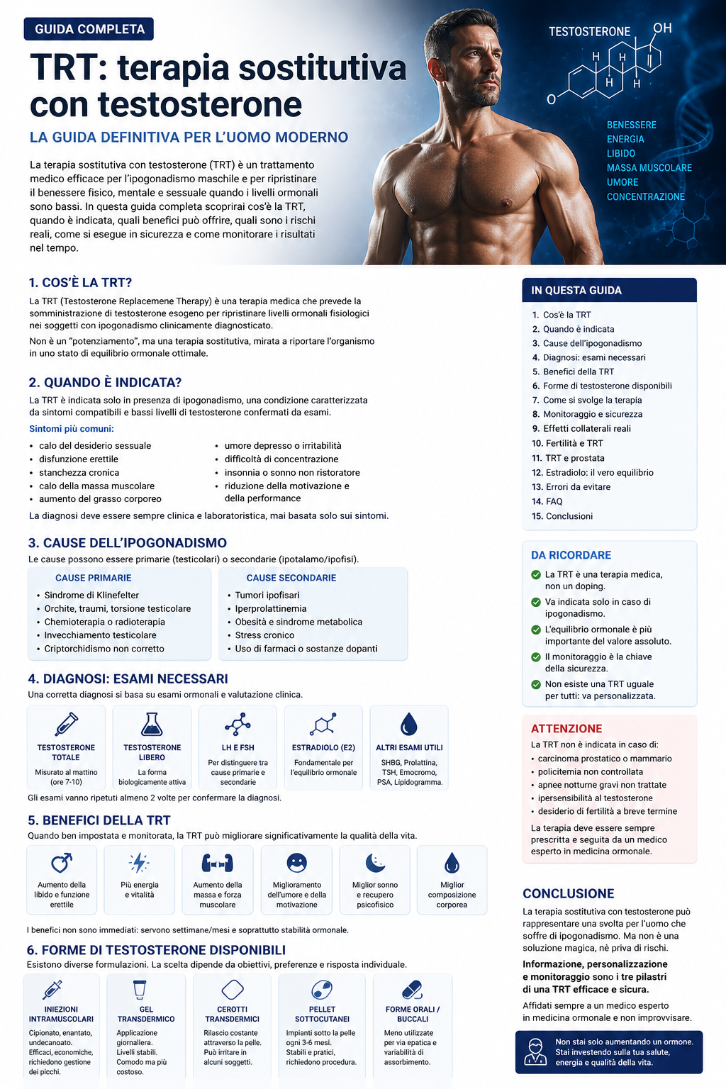 Guida completa alla TRT nell’uomo